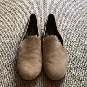 BORN Suede Smoking Loafers